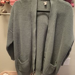 Aerie Green Cardigan